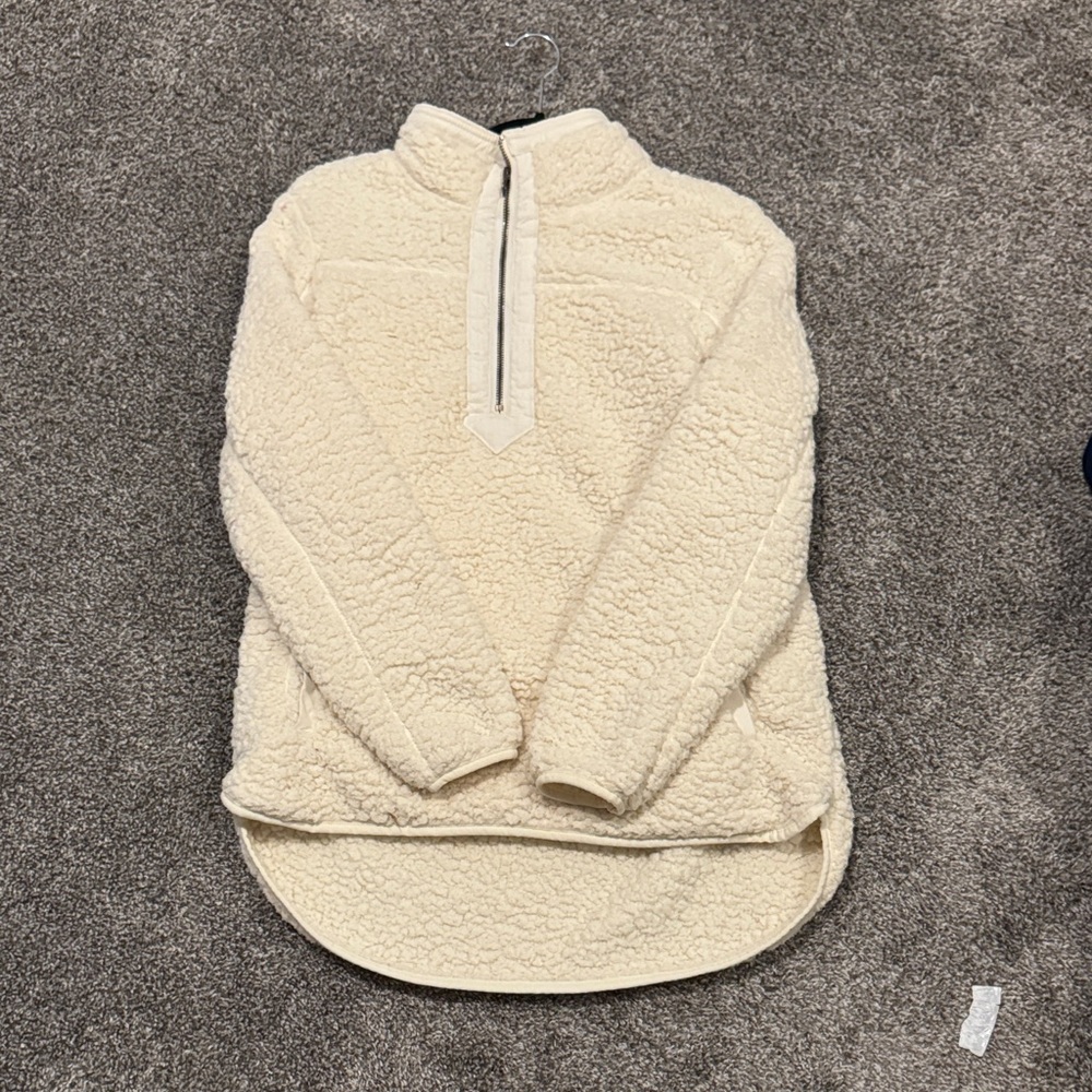 Time and Tru Cream Teddy Jacket